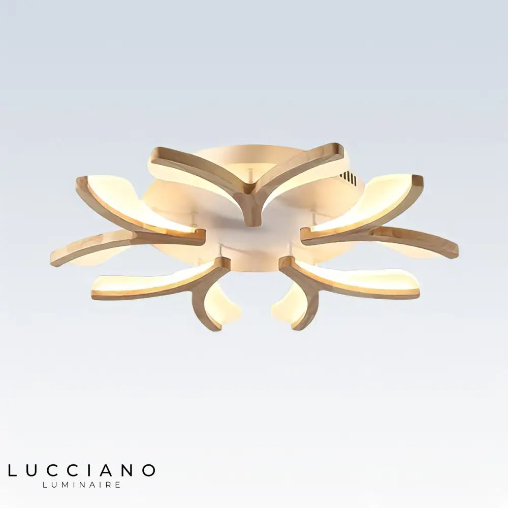 Plafonnier bois design