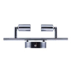 Plafonnier Led Ajustable Chromé Home 2 Lampes / Froide Luminaire Chambre
