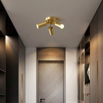 Plafonnier Moderne Finn Spots Dorés Réglables Luminaire Chambre