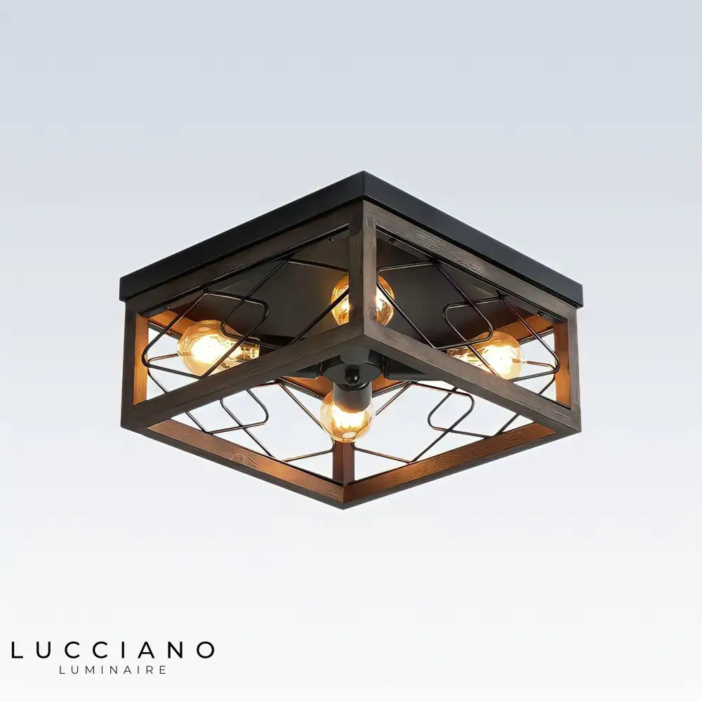 Plafonnier Salon Bois