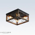 Plafonnier Salon Bois