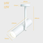 Spot Led Ajustable Moderne Niko Luminaire Chambre