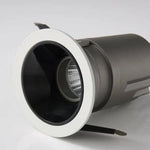 Spot Led Encastrable Rond Multicolore Noir / 9W Froide Luminaire Chambre