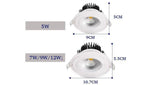 Spot Led Encastré Rond 3 Couleurs Luminaire Chambre