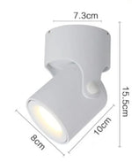 Spot Led Rond Ajustable Obby Blanc - L / Chaude Luminaire Chambre