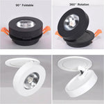 Spot Led Rond Orientable Moderne Luminaire Chambre