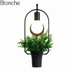 Support Mural Vintage En Métal Pour Plantes Luminaire Cuivre