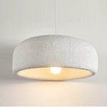 Suspension Abat-Jour Arrondi Blanc Mango Luminaire Chambre