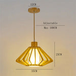 Suspension Abat-Jour Bois Alfa Luminaire Chambre