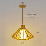 Suspension Abat-Jour Bois Alfa Luminaire Chambre