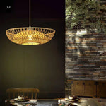 Suspension Design En Bambou Wicker Luminaire Chambre