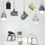Suspension En Aluminium Colorée Luminaire Chambre