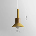 Suspension En Bois Et Métal Window B - Jaune Luminaire Chambre