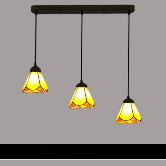 Suspension En Verre Coloré Méditerranéen N Luminaire Chambre