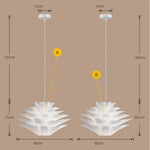 Suspension Florale Led 40Cm/60Cm Luminaire Chambre