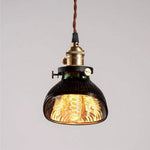 Suspension Led Abats-Jour Noir Doré Luminaire Chambre