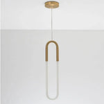Suspension Led Anneau Moderne Hang Doré / Naturelle Luminaire Chambre