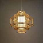 Suspension Led Bois Style Japonais Luminaire Chambre