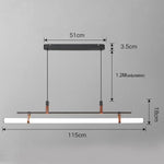 Suspension Led Cassy Minimaliste Moderne L - Noir Luminaire Doré