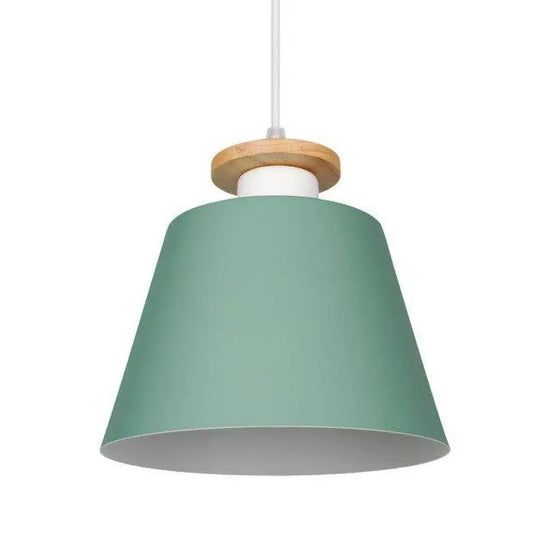 Suspension Led Conique Multicolore Restaurant Vert Luminaire Chambre