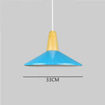 Suspension Led Conique Multiforme Colorée B / Bleu Luminaire Chambre