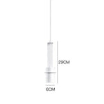 Suspension Led Cylindre Métal Industriel Blanc / A Luminaire Chambre