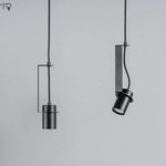 Suspension Led Cylindre Métal Industriel Luminaire Chambre