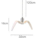 Suspension Led Design Mouettes Seagull B / Blanc Luminaire Chambre