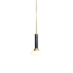 Suspension Led Dorée Métal Et Verre Luminaire Chambre