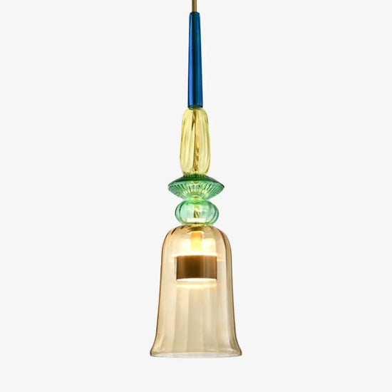 Suspension Led En Verre Illumy Coloré F Luminaire Chambre