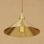 Suspension Led Iron Loft Dorée Luminaire Chambre
