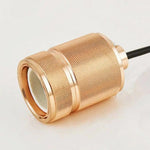 Suspension Led Métal Doré Cylindre C Luminaire Chambre