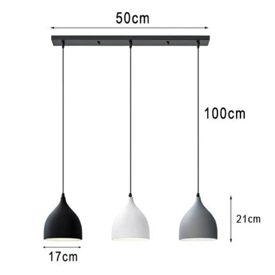 Suspension Led Minimaliste Willo Métal J Luminaire Chambre