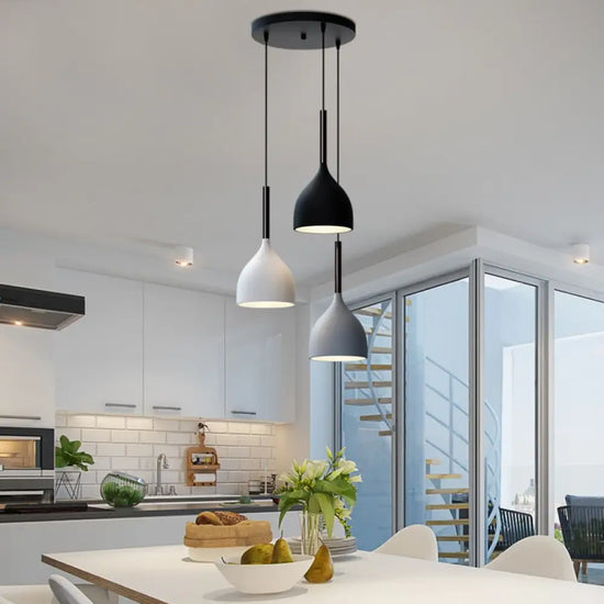 Suspension Led Minimaliste Willo Métal Luminaire Chambre