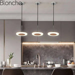 Suspension Led Moderne Disque Bois Luminaire Chambre