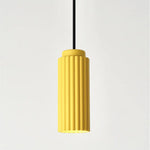 Suspension Led Moderne Kinna Colorée Jaune Luminaire Chambre
