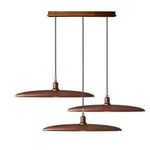 Suspension Led Nordic Bois Abat-Jour C / Marron Froide Luminaire Chambre
