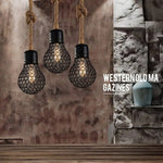Suspension Led Rustique Imitation Ampoule Luminaire Chambre