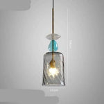 Suspension Led Verre Coloré Coffee C Luminaire Chambre