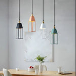 Suspension Métal Coloré Colemann Luminaire Chambre