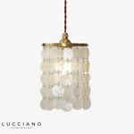 Suspension Moderne Pampilles Nacre Mermadia 1 Niveau / Chaude Luminaire Chambre