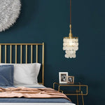Suspension Moderne Pampilles Nacre Mermadia Luminaire Chambre