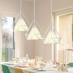 Suspension Nordique Birdcage Design Luminaire Chambre