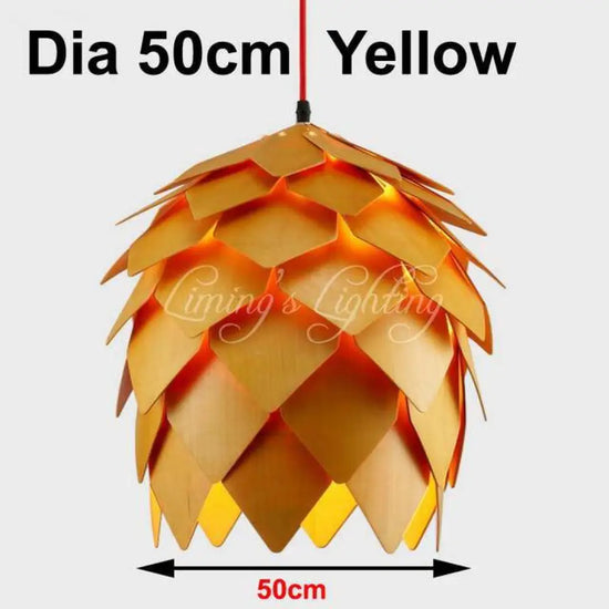 Suspension Pétales De Fleur Colorée 50Cm - Orange Luminaire Chambre