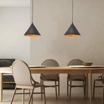 Suspension Rouille Abat-Jour Conique Homas Luminaire Chambre