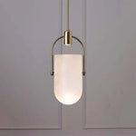 Suspension Verre Lumineuse Et Dorée Moderne A / Froide Luminaire Chambre