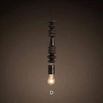 Suspension Vintage Bois Ampoule Edison D Luminaire Chambre