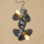 Suspension Vintage Led Réglable Liveria Rouille Luminaire Chambre