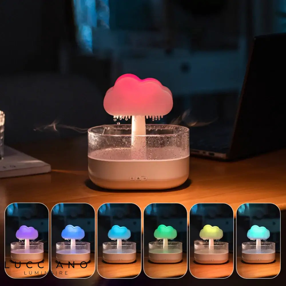 Veilleuse nuage apaisante à LED et humidificateur d’air