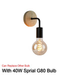 Voici Le Nouveau Titre: Applique Murale Rétro Bois Décor Rustique Mtwt G80 Rs Chambre